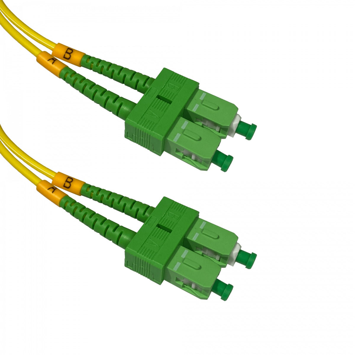 JFSAA2 Cable de Fibra Óptica Monomodo Dúplex SC/APC-SC/APC de 2 metros, 9/125µm, cubierta LSZH