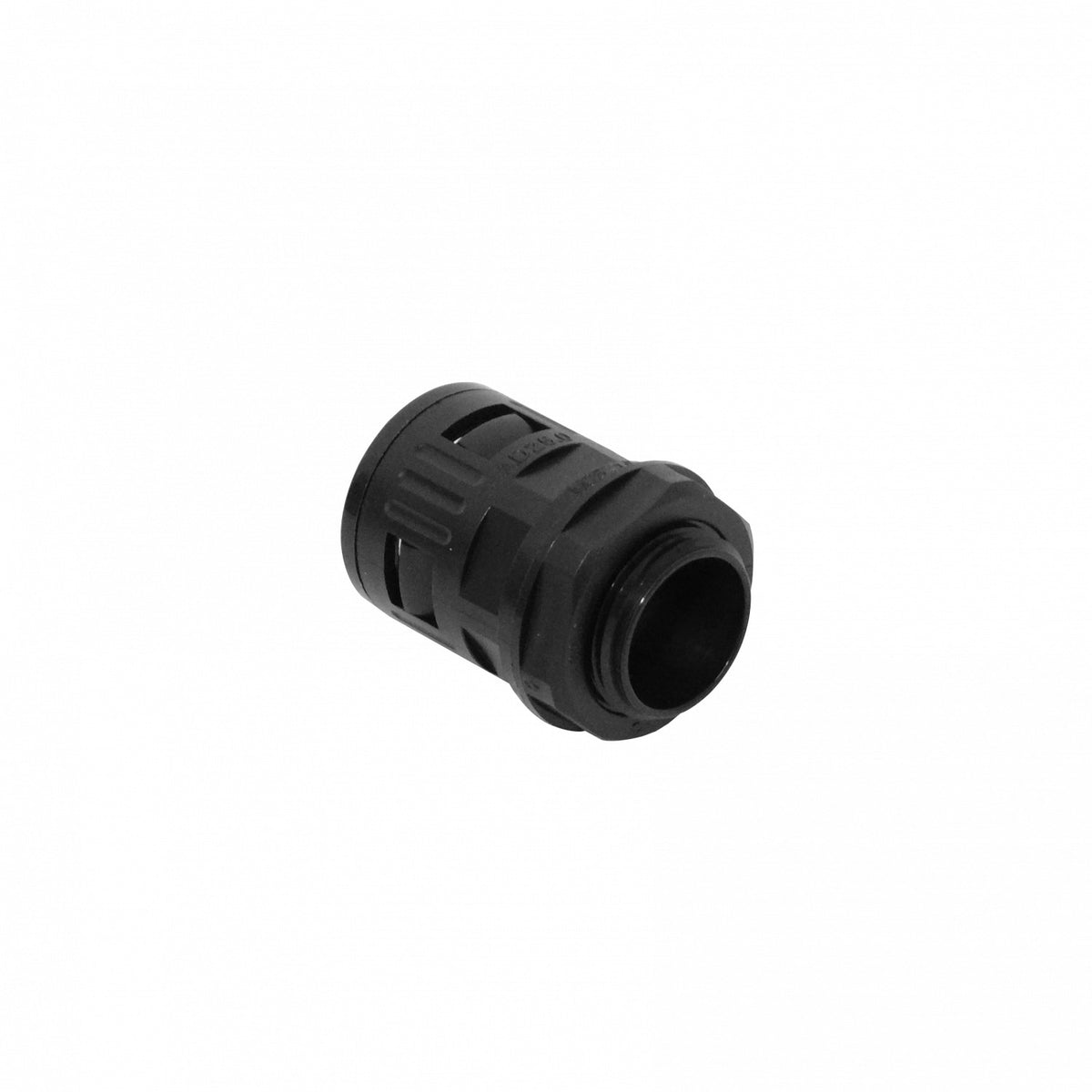 FLEP25-SA 25mm Salida Prensaestopas para Tubería Flexible Plástica Negra
