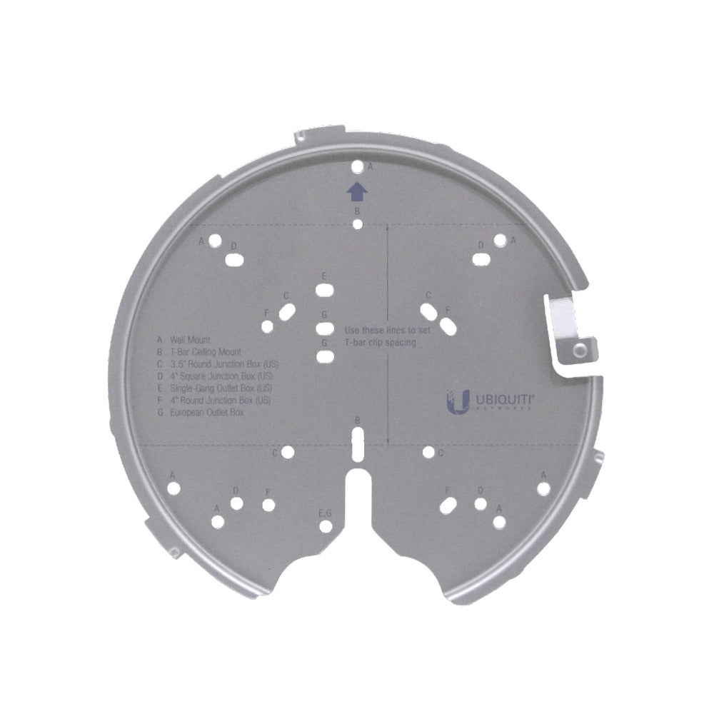 U-PRO-MP. Soporte metálico de alta durabilidad y riel en T para UAP-AC-PRO/HD/SHD U-MP-PRO UBIQUITI