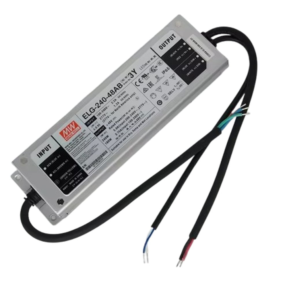 Driver LED Mean Well 240W Serie ELG-240-AB 100-305VAC IP65 - 48V
