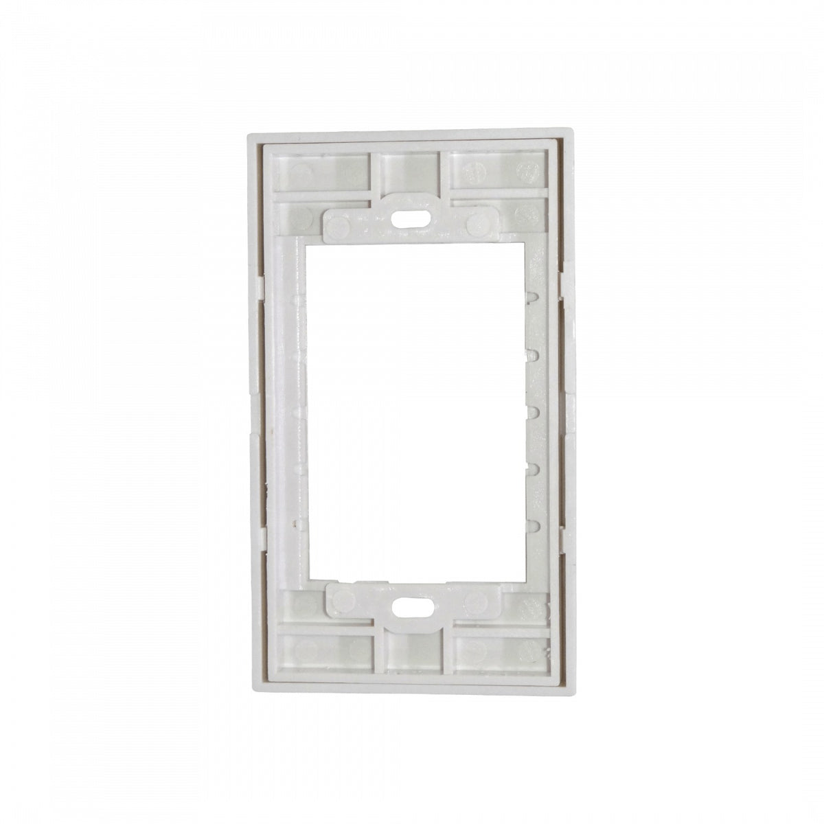 FQ3 Placa de Pared Multimedia Blanca LY-092 para 3 Módulos Dimensiones 120x70mm