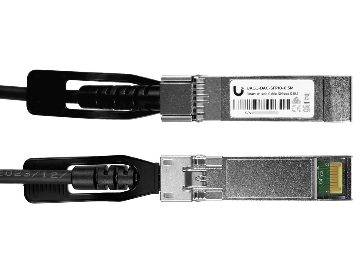 UDC-0. UI 0,5mt SFP+10Gbps Cable Directo de Cobre 50cm UACC-DAC-SFP10-0.5M UACC-DAC-SFP10-0.5M UBIQUITI