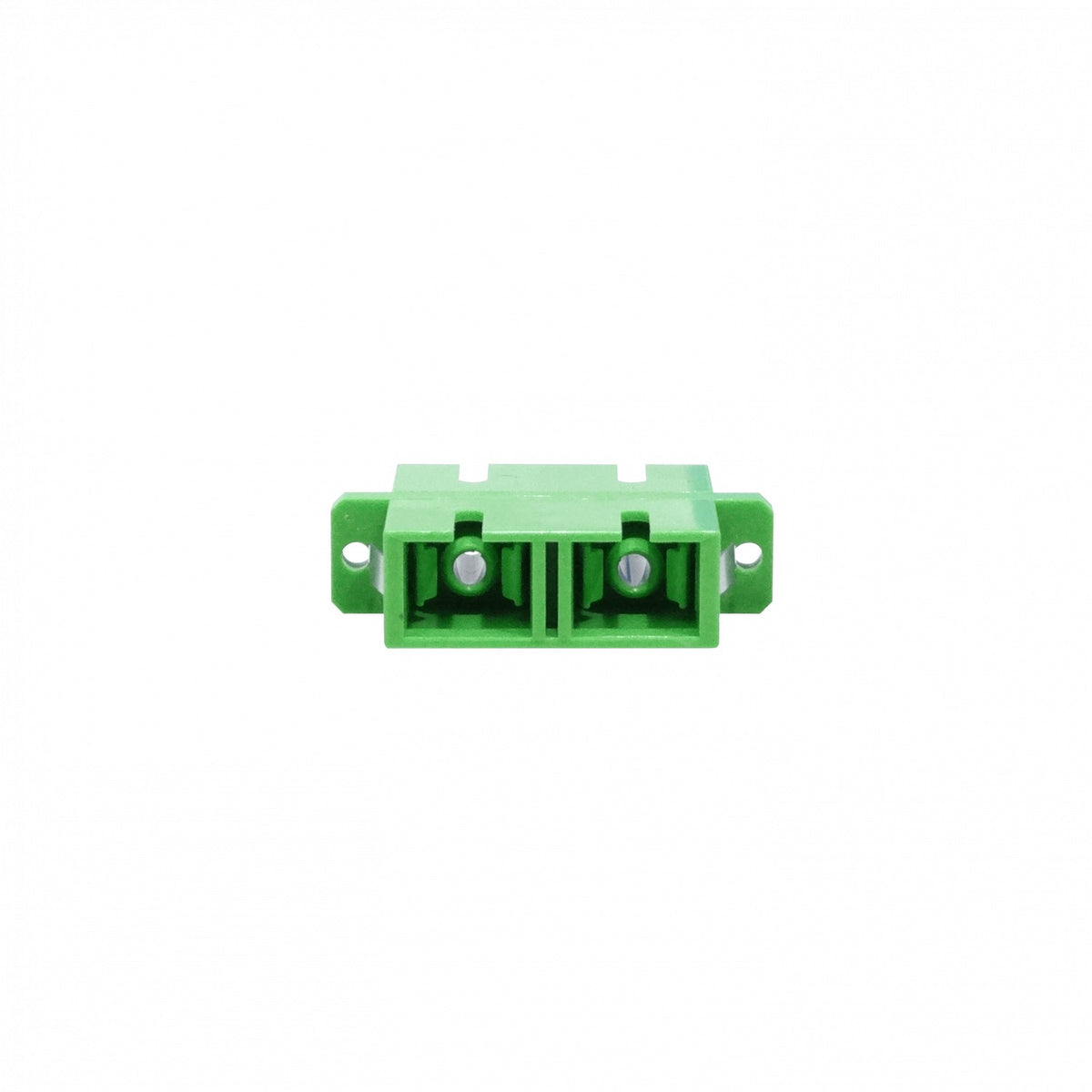 FASCDA SC-SC Verde/APC SM DX-Duplex Acoplador de Fibra Adaptador para Panel-Frontal/Caja
