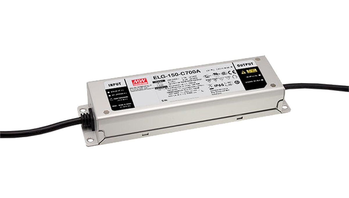 Driver LED carcasa metálica corriente PFC opcional DALI150W ELG-150-C - 500mA (comúnmente usado) - A - Ajuste Potenciómetro (Io)