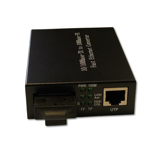 Convertidor de Medios Fibra Óptica FM-802 Multimodo 10/100Mbps 2KM 1310nm
