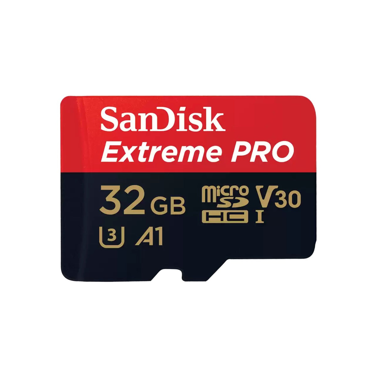 Tarjeta MicroSD 32GB Sandisk Extreme Pro U3 V30 4K Velocidad de Lectura 100MB/s Velocidad de Escritura 90MB/s