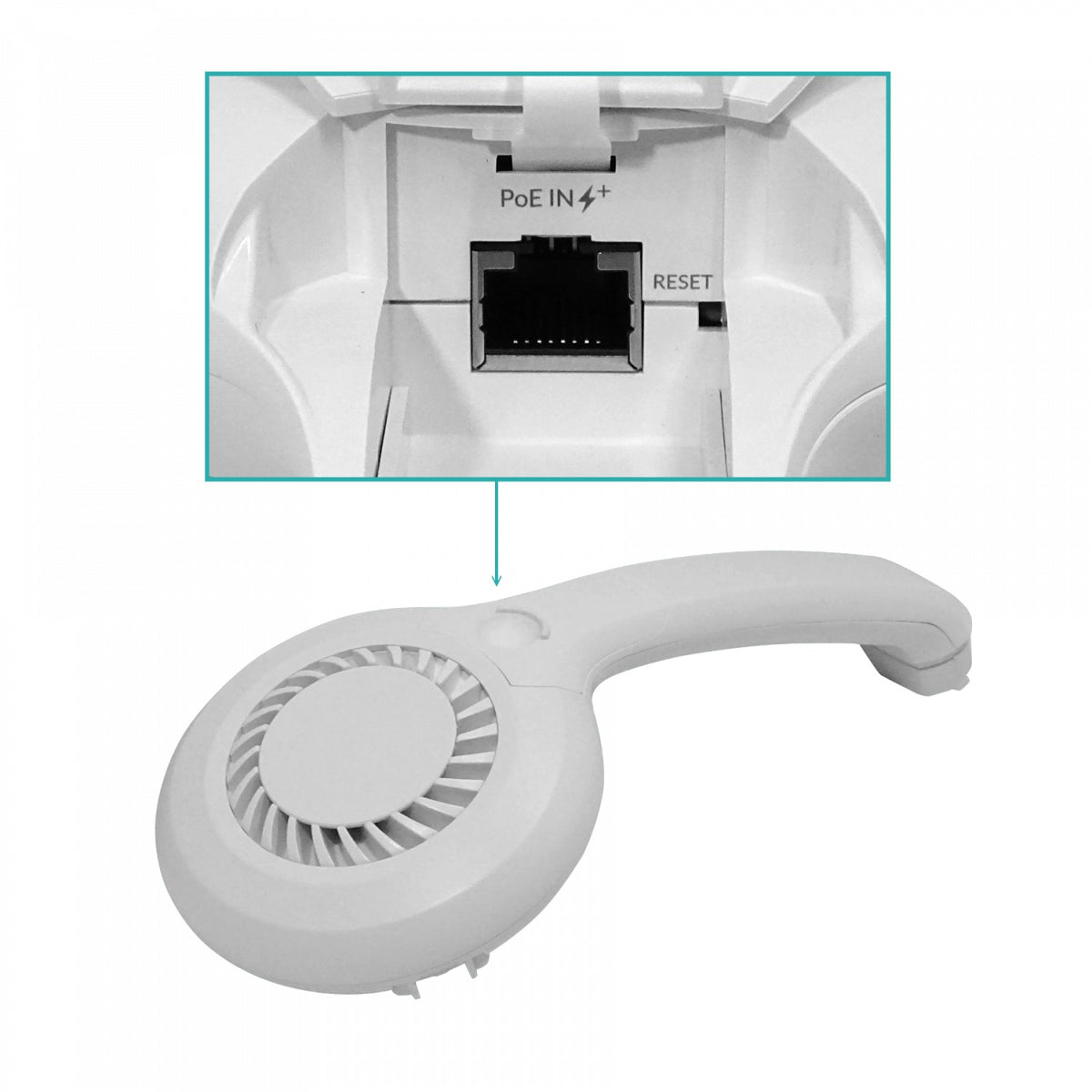 AF60-LR. UI 60GHz 57-71GHz 1-1000 1,9Gbps(12km) incl-48V 413mm Dúplex GPS AF60-LR-EU UBIQUITI