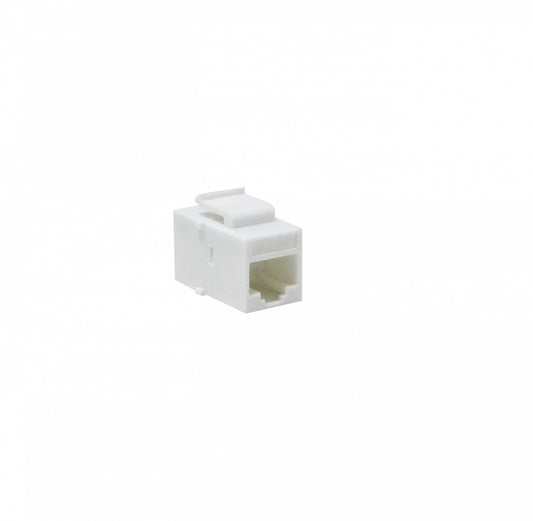 KC5W Blanco Cat5e UTP Acoplador RJ45-RJ45 Keystone de Paso Directo