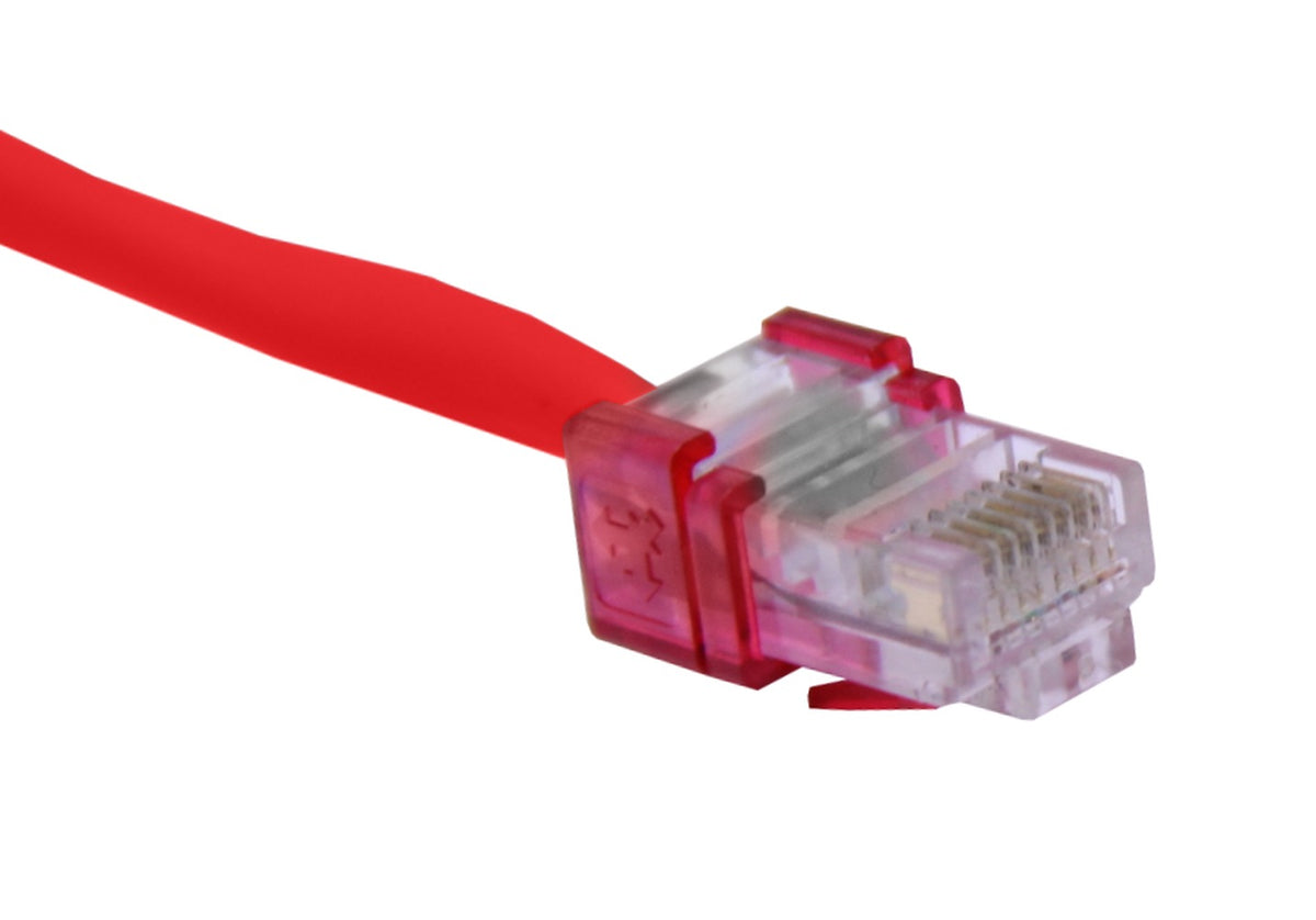 RJC-CR LINKMADE Tapa Protectora Reparadora RJ45 Color Rojo en Empaque de 10 Piezas