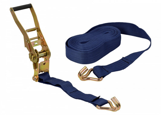 LIN-10MT 10mt Ancho-50mm Cuerda de Carga Polipropileno Eslinga Amarre c/Rachet