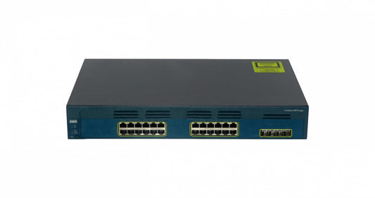 WS-C2970G-24TS-E CISCO REACONDICIONADO 24 Puertos 1000 4 Ranuras SFP Consola RS232-RJ45/DB9-H Conmutador Montable en Rack 1.5U