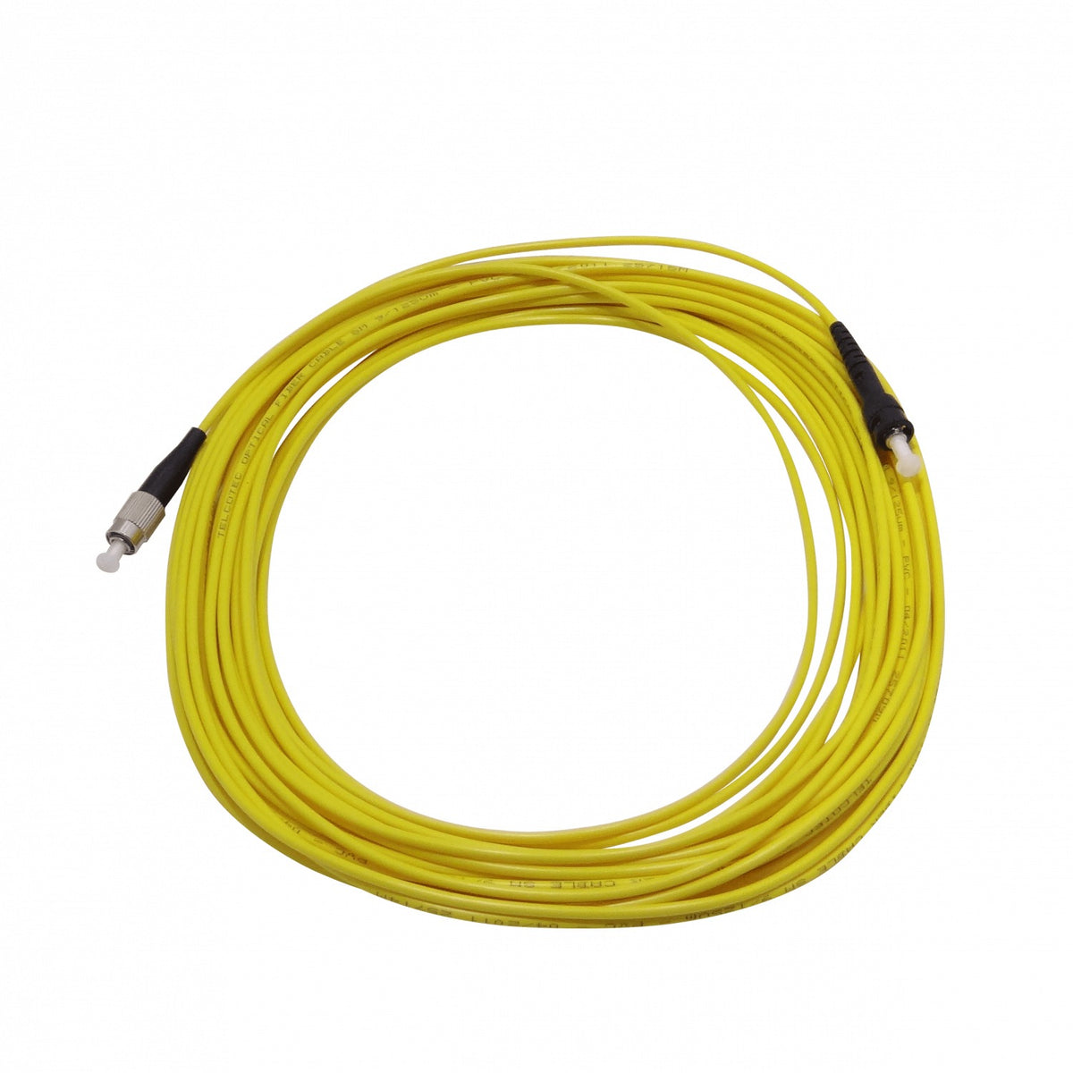 JFSTF12X Cable de Fibra Óptica Simplex Monomodo ST a FC 12 metros 3.0mm 9/125um LSZH