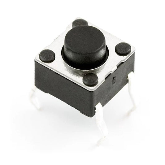 Botón Pulsador Dimensiones 6,5mm × 6,5mm