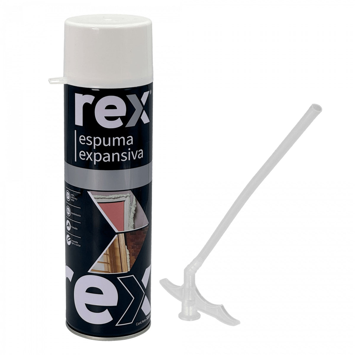 ESPUMA REX Espuma de Poliuretano Expansiva 500ml