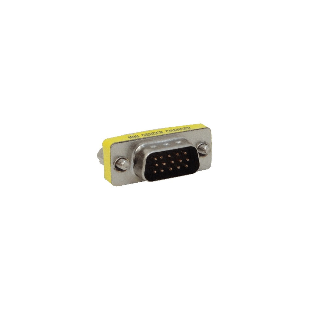 VGA-MM VGA Macho-Macho Acoplador 2-HD15(DB15-3Hileras) p/FP1MV VGA-M DE-15/MM