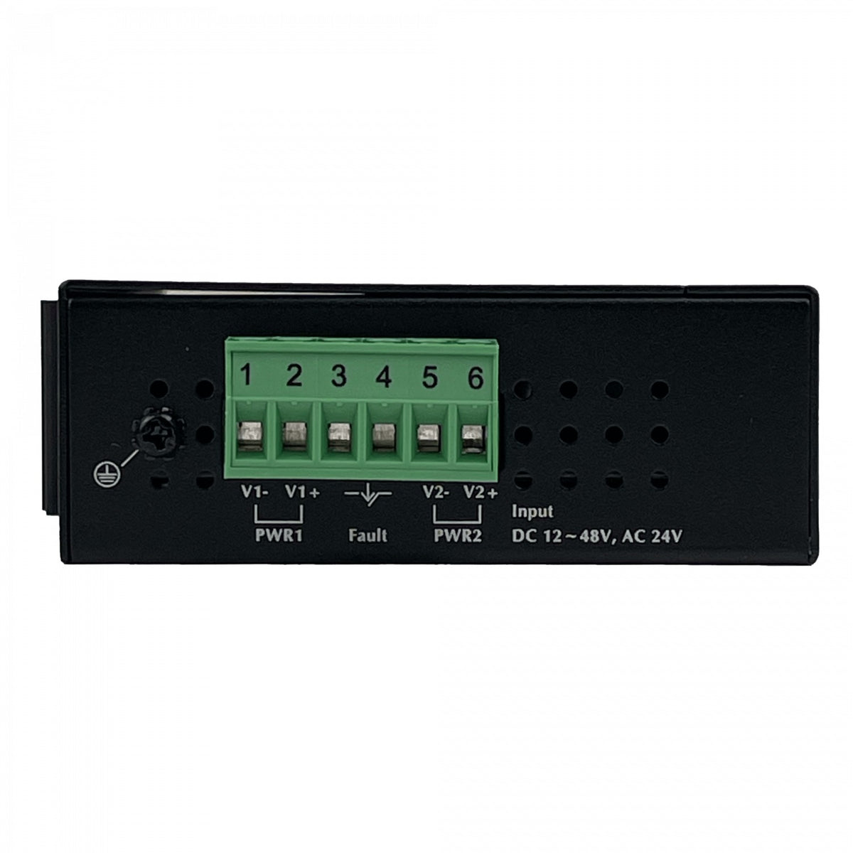 ICS-2105A PLANET Convertidor Serial a Ethernet Industrial 1-SFP RS232 RS422 RS485 DB9 Alimentación 12-48V