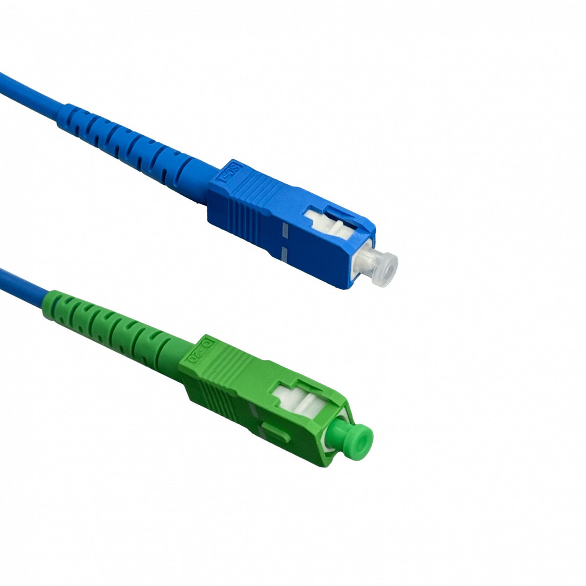 JBSAC2 Cable jumper de fibra óptica simplex SM 9/125um LSZH blindado de 2 metros SC/APC a SC/UPC de 3.0mm