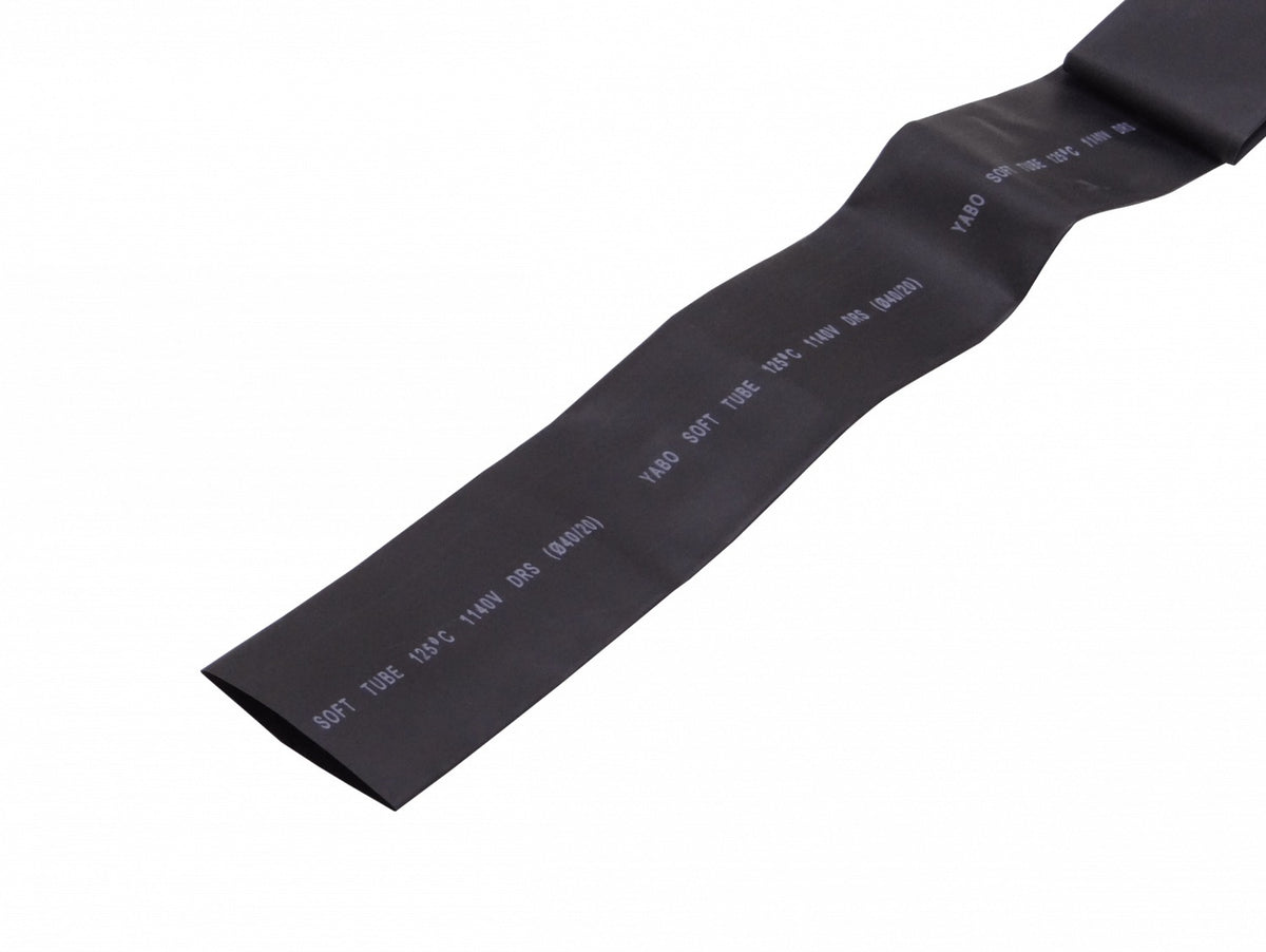 TN40 Tubo Termorretráctil 40mm 1 metro Color Negro 100cm 125ºC 1140V Relación 40/20