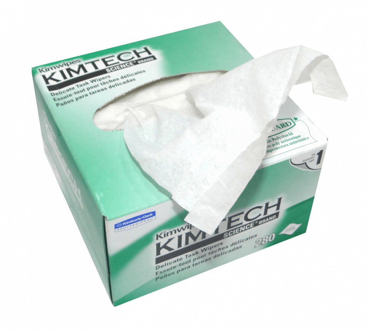 KIM KIMWIPES 11x21cm 280-Paños Anti-estáticos para Fibra Óptica Lintguard Limpiadores