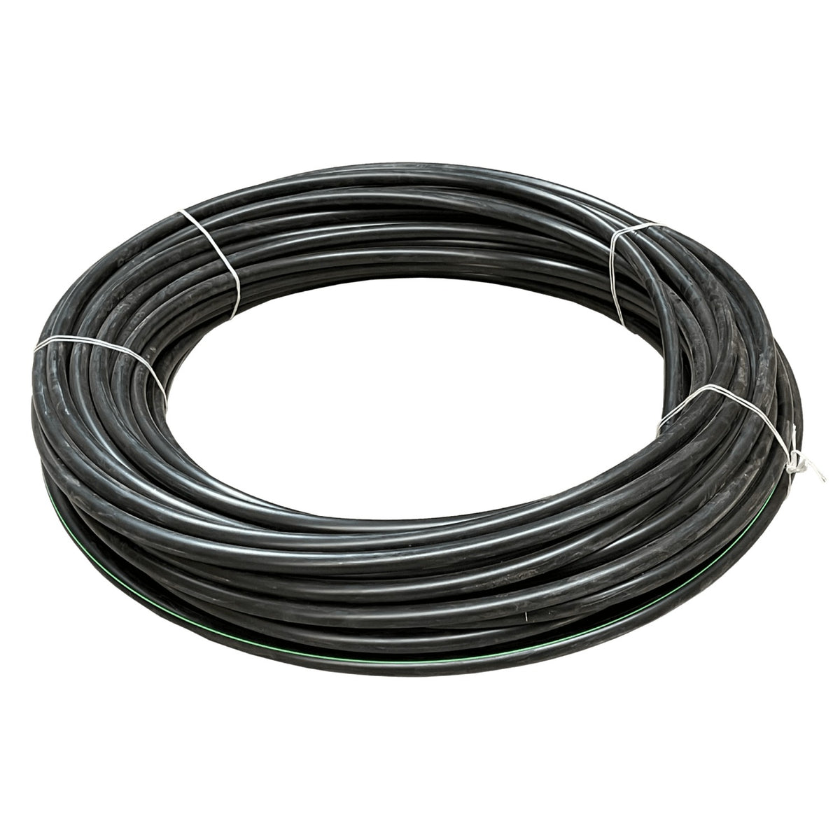 PLAN-2 Cepillo Plansa 25mm-exterior 1,5mm Bobina 100metros Negra HDPE Polietileno Reciclado