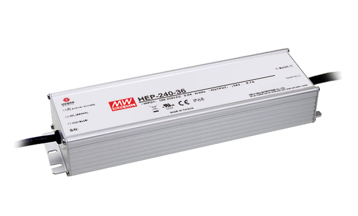 Fuente de poder entorno hostíl 240W HEP-240 - A - Ajuste Potenciómetro (Io) - 12V