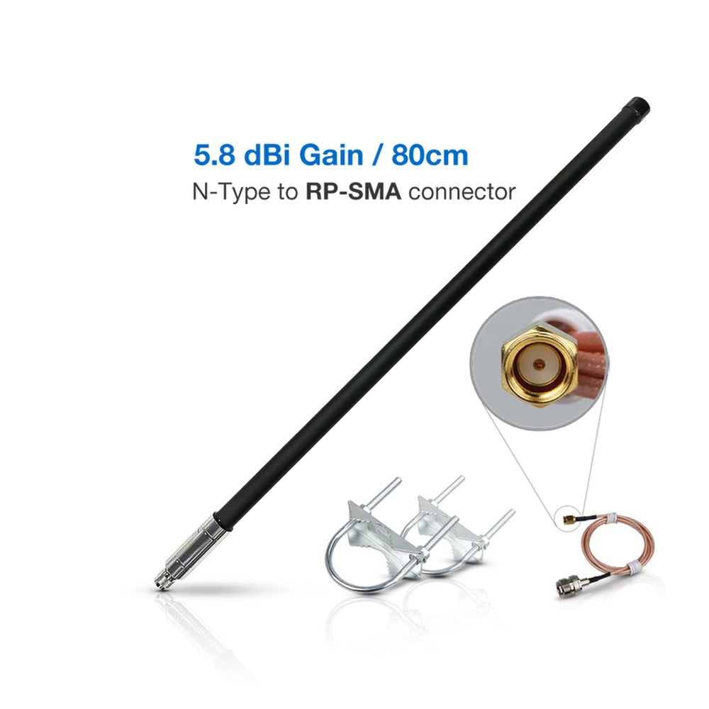Antena de fibra de vidrio de 5,8 dBi