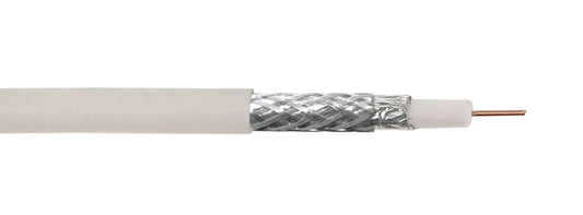 CCRG6W RG6 Blanco 305mts Carrete RG-6 Cable Coaxial 75ohm Aleacion-CCS