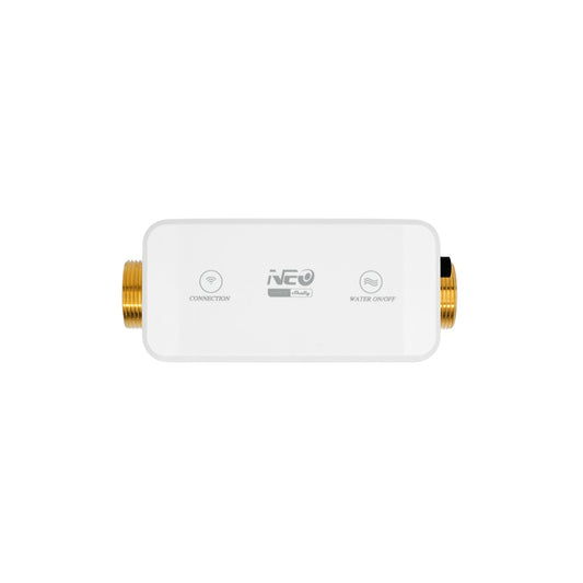Válvula de Agua Inteligente Neo NAS-WV02W con Medición Ultrasónica, Wi-Fi y Bluetooth, Powered by Shelly