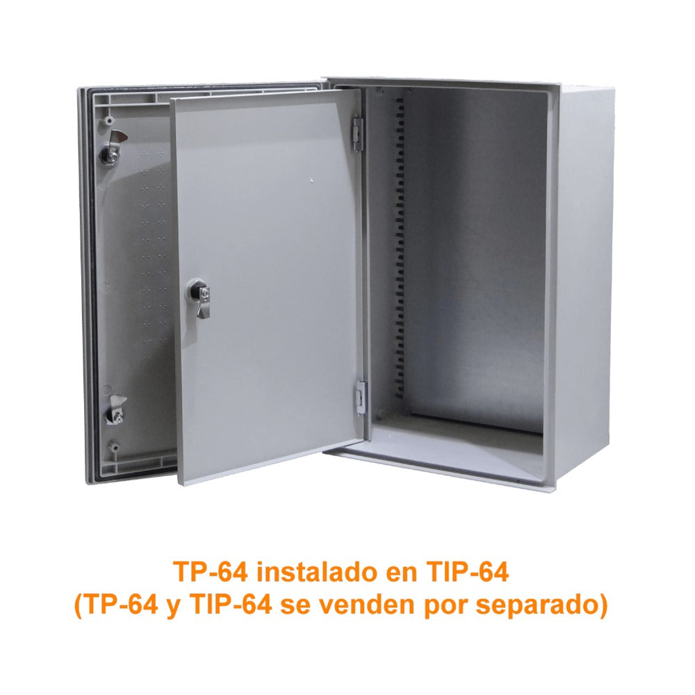 TP-64 TIBOX 564x345mm Puerta Reversible Metálica para Armario Eléctrico 600x400 TIP-64
