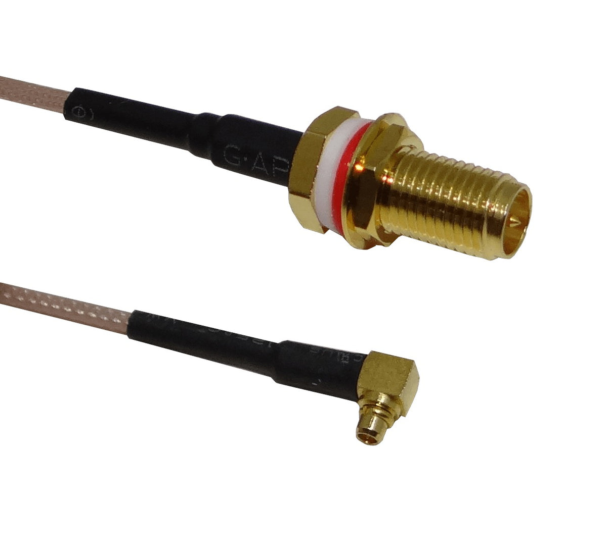 ACMMCXRPSMA MIKROTIK Cable Pigtail MMCX Macho a RP-SMA Hembra CA100 26cm