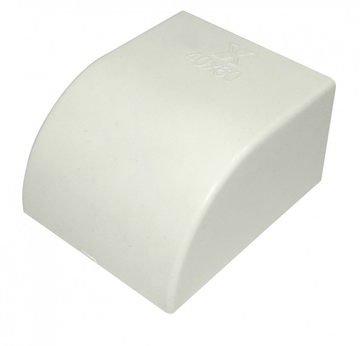 QN6F LINKCHIP 60x40mm Tapa Terminal Blanca CCA-6040-TF. para Canaleta QN6W.