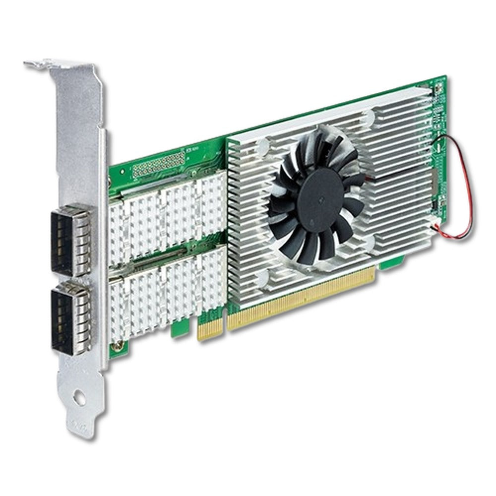 Tarjeta de Red PCIe 100GbE Dual QSFP28 PLANET ENW-2QSFP28 (Intel)