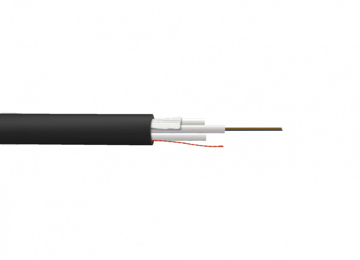 CFSJ6. x-mt SM 6 hilos G652D LSZH 7 mm 2 FRP de 2 mm cable óptico monomodo seco 2 km