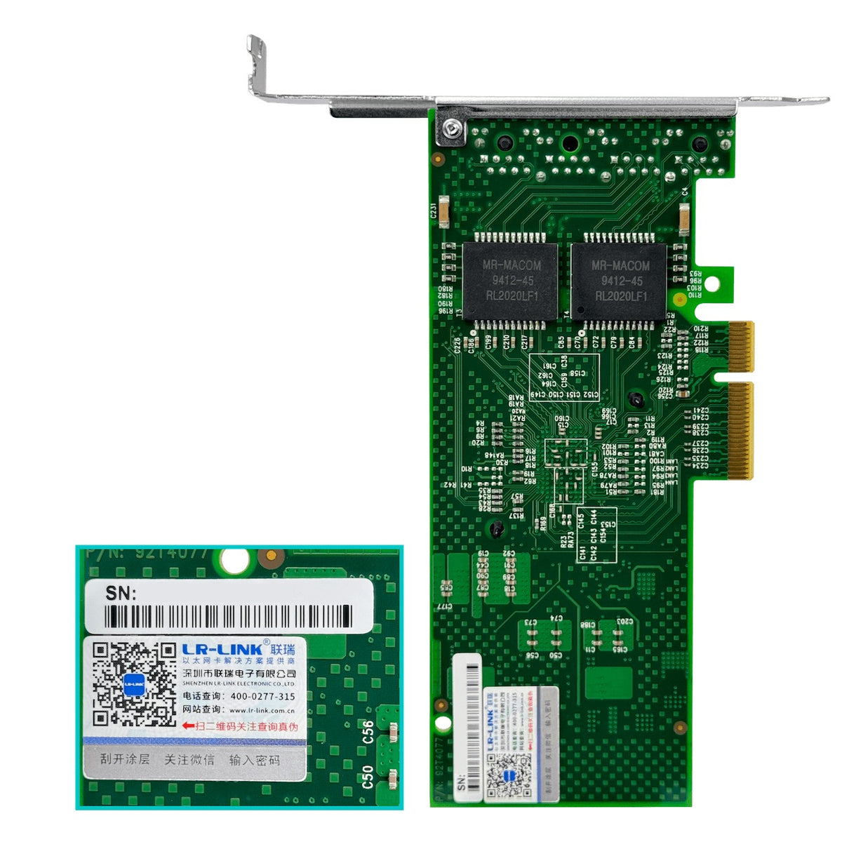 RB44GE LRLINK Adaptador para RouterOS PCI Express PCIe-x4 4 Puertos 1000Base-T Intel I350AM4