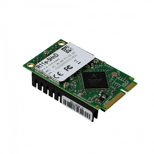 R11E-5HND MIKROTIK 2-MMCX 27DBM 5GHZ A/N 500MW ATHEROS AR9580 MINIPCIE
