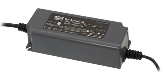 Adaptador AC-DC a prueba de humedad enchufe Europa-USA 60W OWA-60 - EU - Europa - 30V