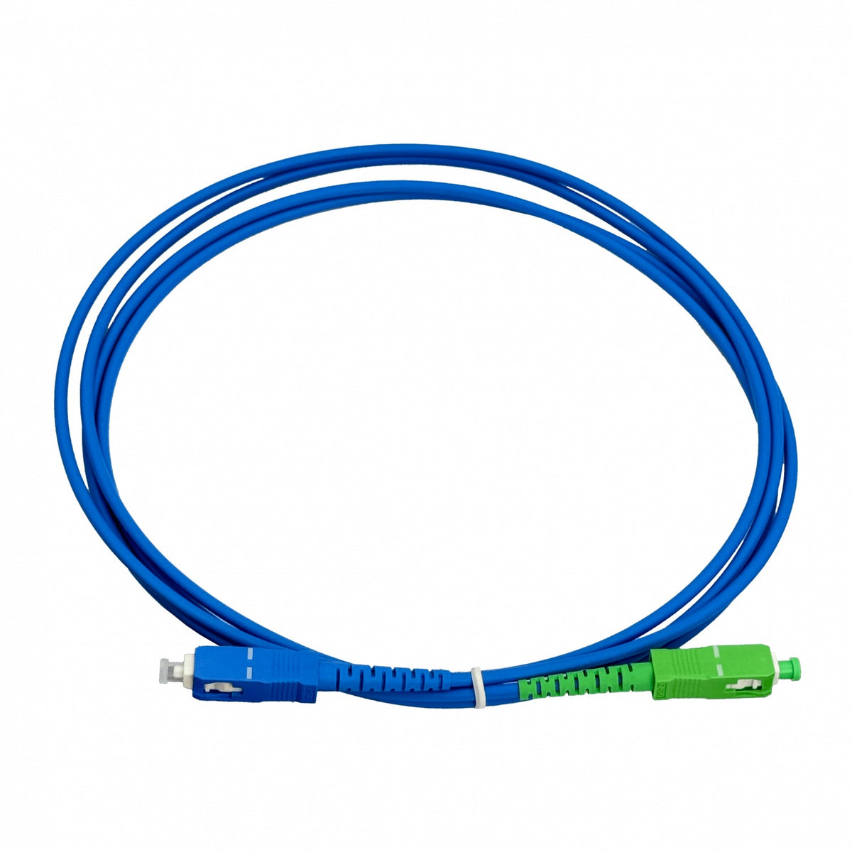 JBSAC2 Cable jumper de fibra óptica simplex SM 9/125um LSZH blindado de 2 metros SC/APC a SC/UPC de 3.0mm
