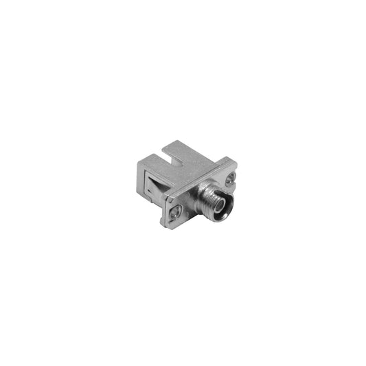 FASCF Acoplador Metálico Simplex Monomodo FC-SC para Fibra Óptica Adaptador para Panel o Caja de Distribución