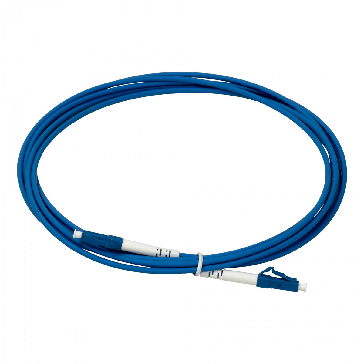 JBSLL3 Cable de fibra óptica simplex monomodo blindado LSZH, 3 metros, conectores LC-LC, diámetro 3,0 mm, 9/125 µm