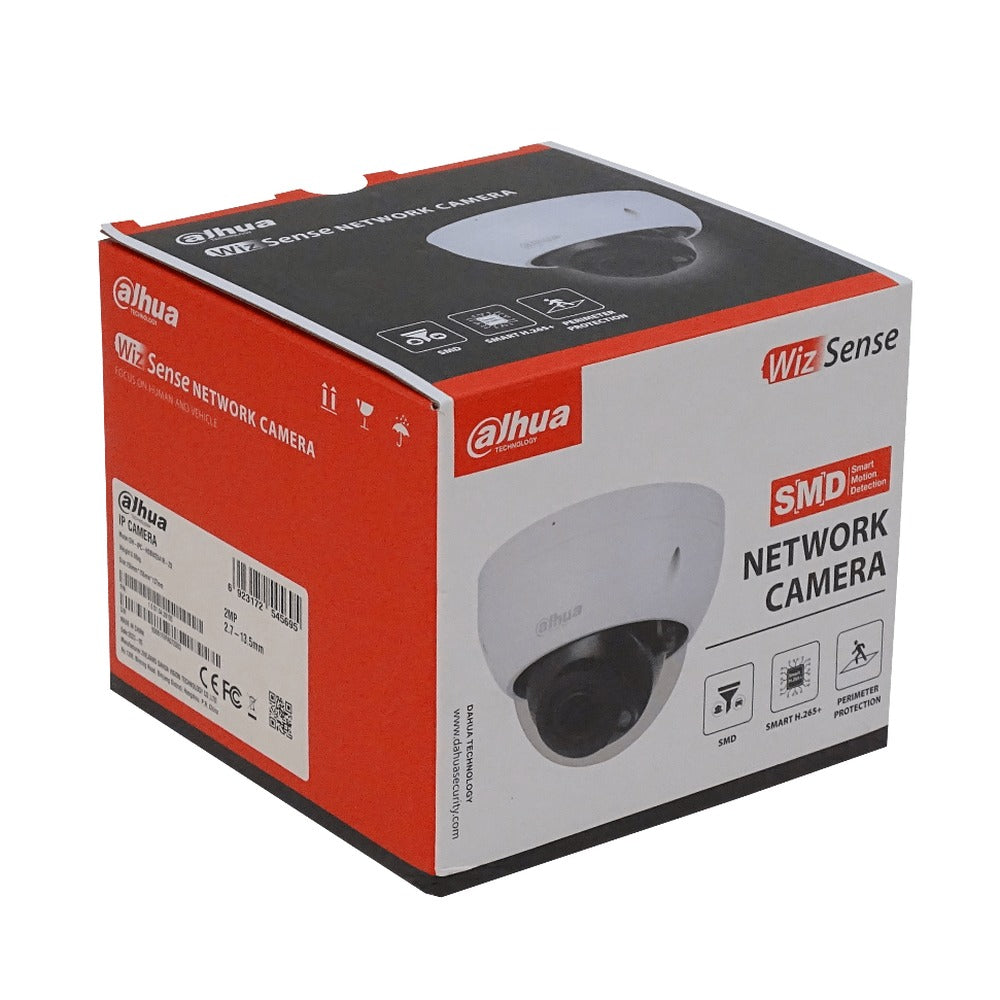 CAMI-DOME22 DAHUA Cámara Domo Motorizada WizSense 2MP 2,7-13,5mm IP67 PoE Alcance IR 40m