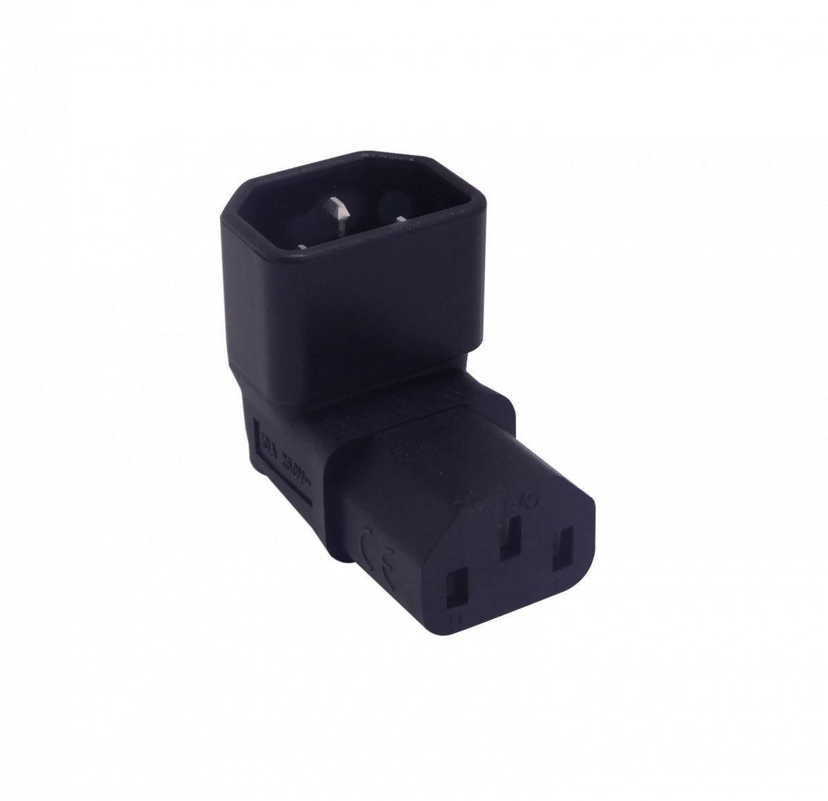 C13-C14-AE Codo Externo Macho-C14 Hembra-C13 Adaptador Eléctrico 10A