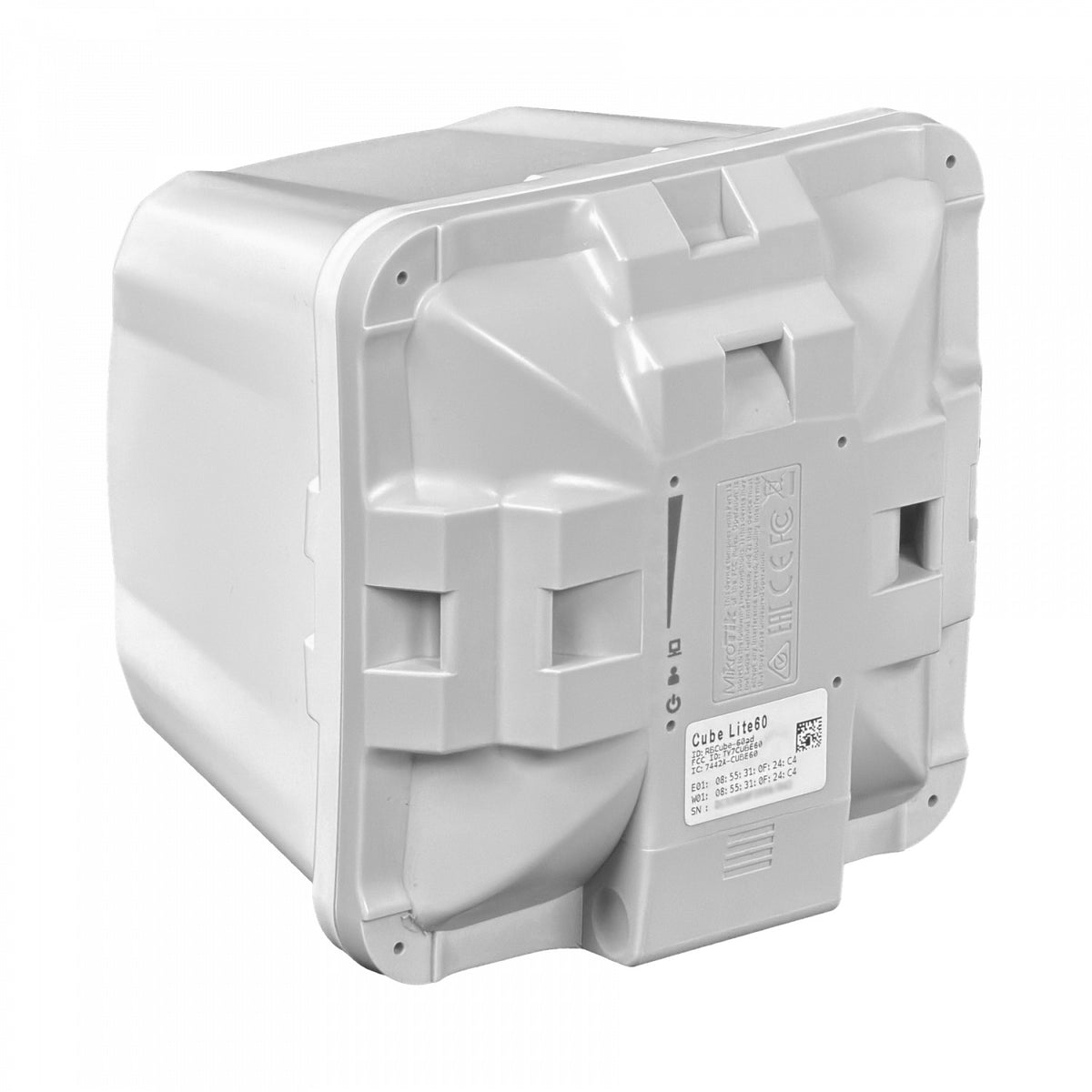 CUBE-LITE60 MIKROTIK 500/800mt 60GHz 802.11ad 1-100 RouterOS-L3 inc24V 130x130mm