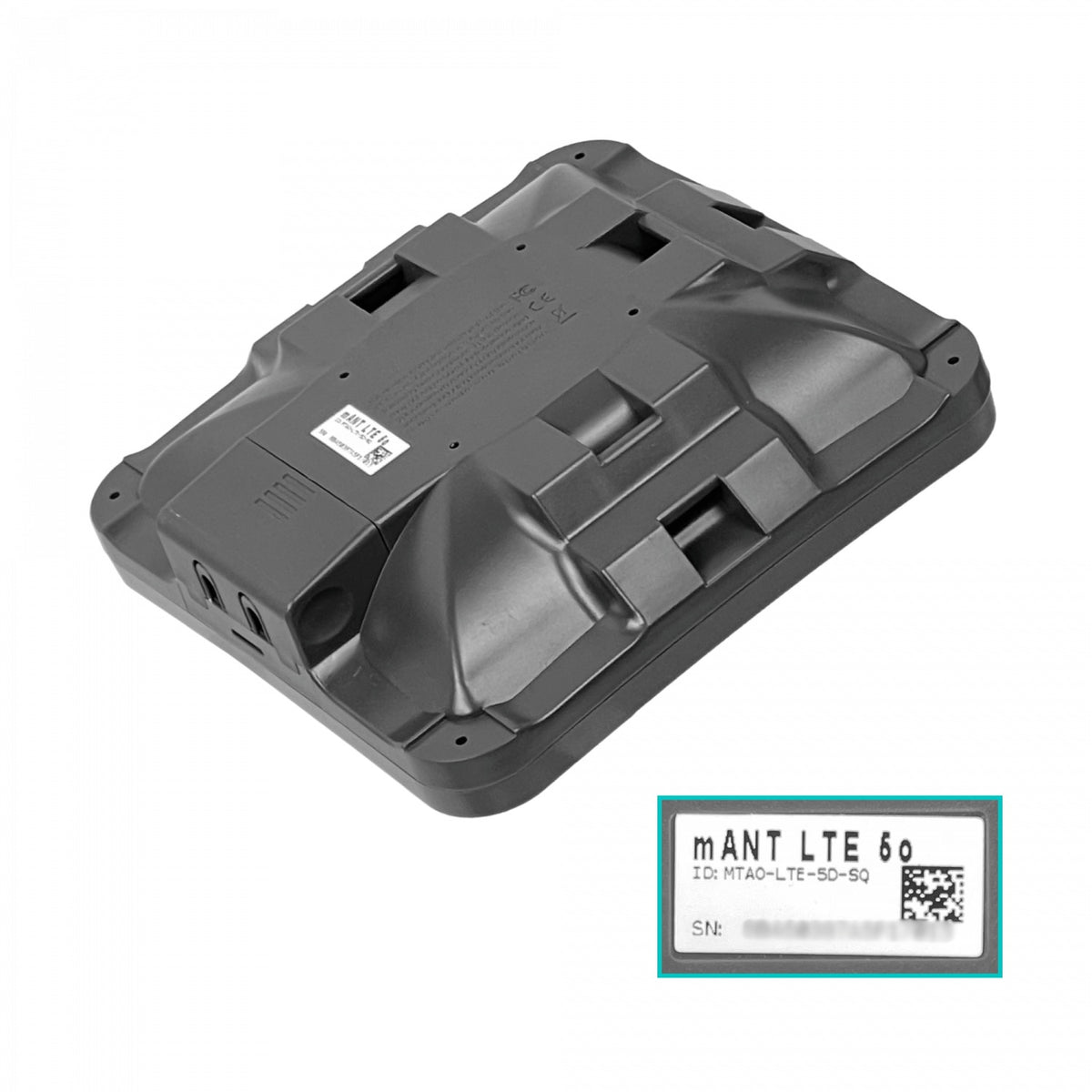 MANT-LTE-5O MIKROTIK Antena 2x2 de 5dBi, 699-2690MHz (0,7-2,7GHz), con 2 Conectores SMA-Hembra y Dimensiones 129x129x34mm