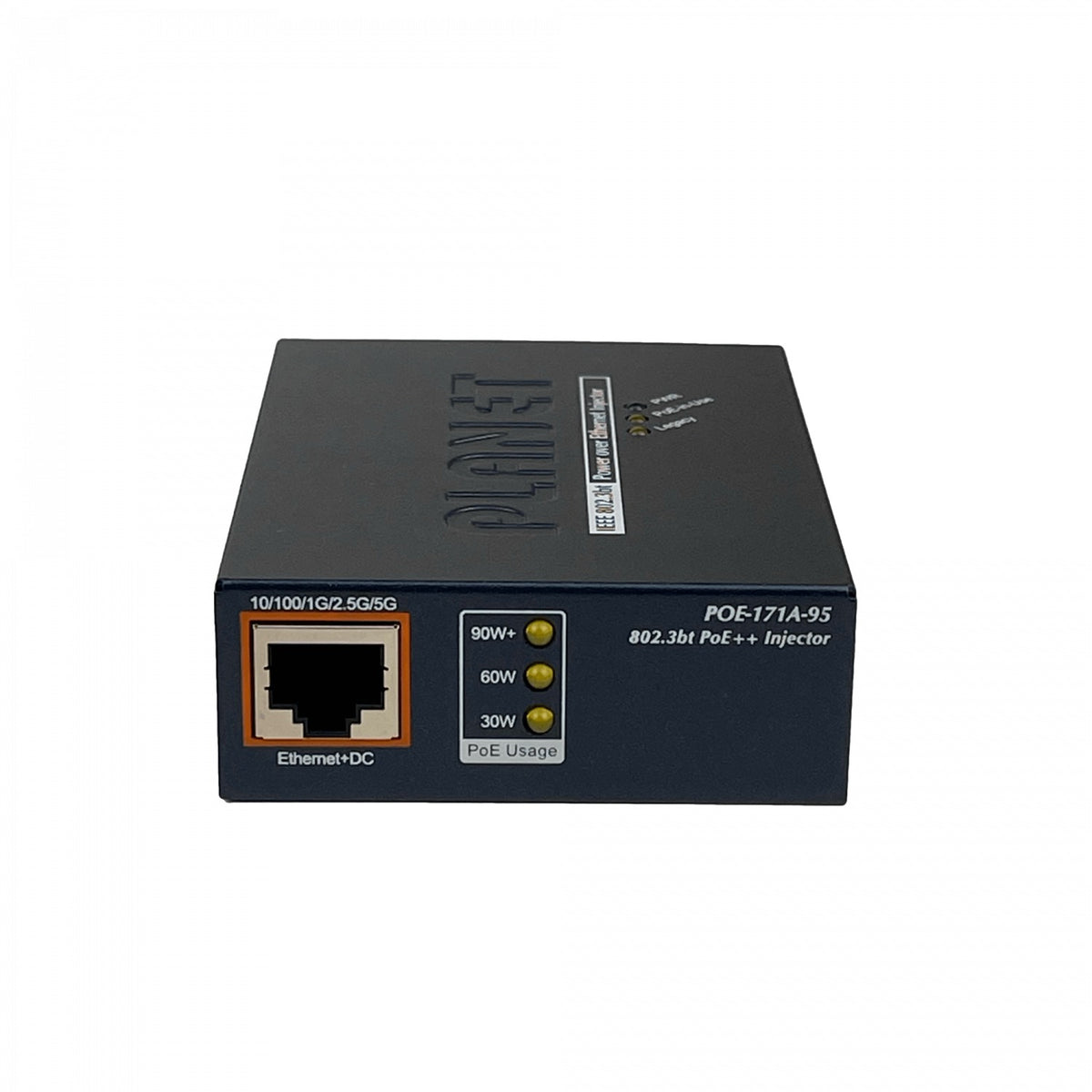 POE-171A-95-LIQ PLANET USADO 95W Alimentador PoEH 802.3bt 54V 2-Puertos RJ45 Gigabit necesita/Cable