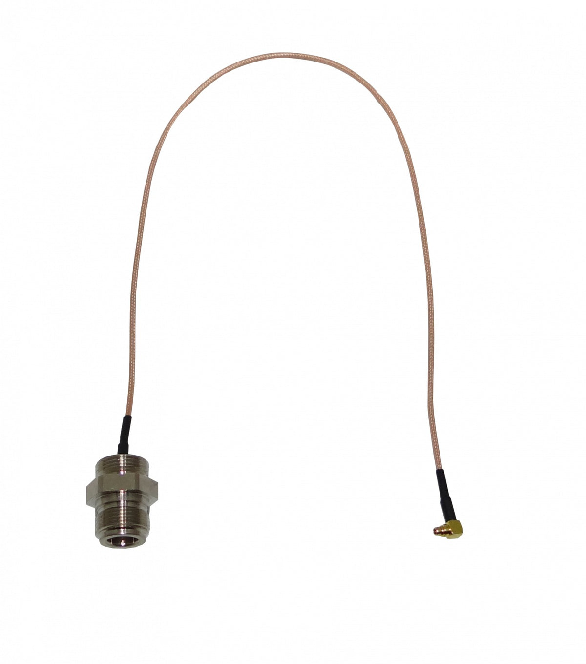 OEMMMCX Cable adaptador de 32cm Pigtail con conector MMCX-Macho a N-Hembra, no compatible con CA411/433