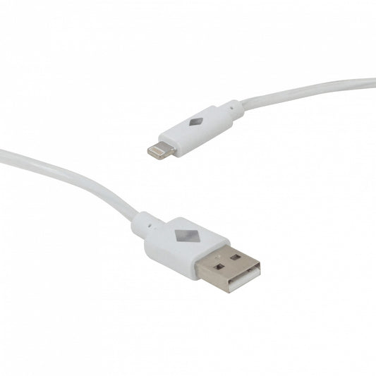 CABLE-L Cable USB a Lightning Macho 1m-1.5m 100-150cm Blanco Excepto iPhone