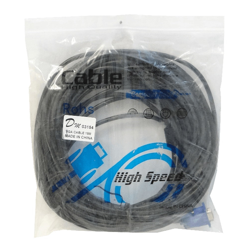VGA-15MM 15mt HDB15 Macho-Macho Cable Video VGA-MM