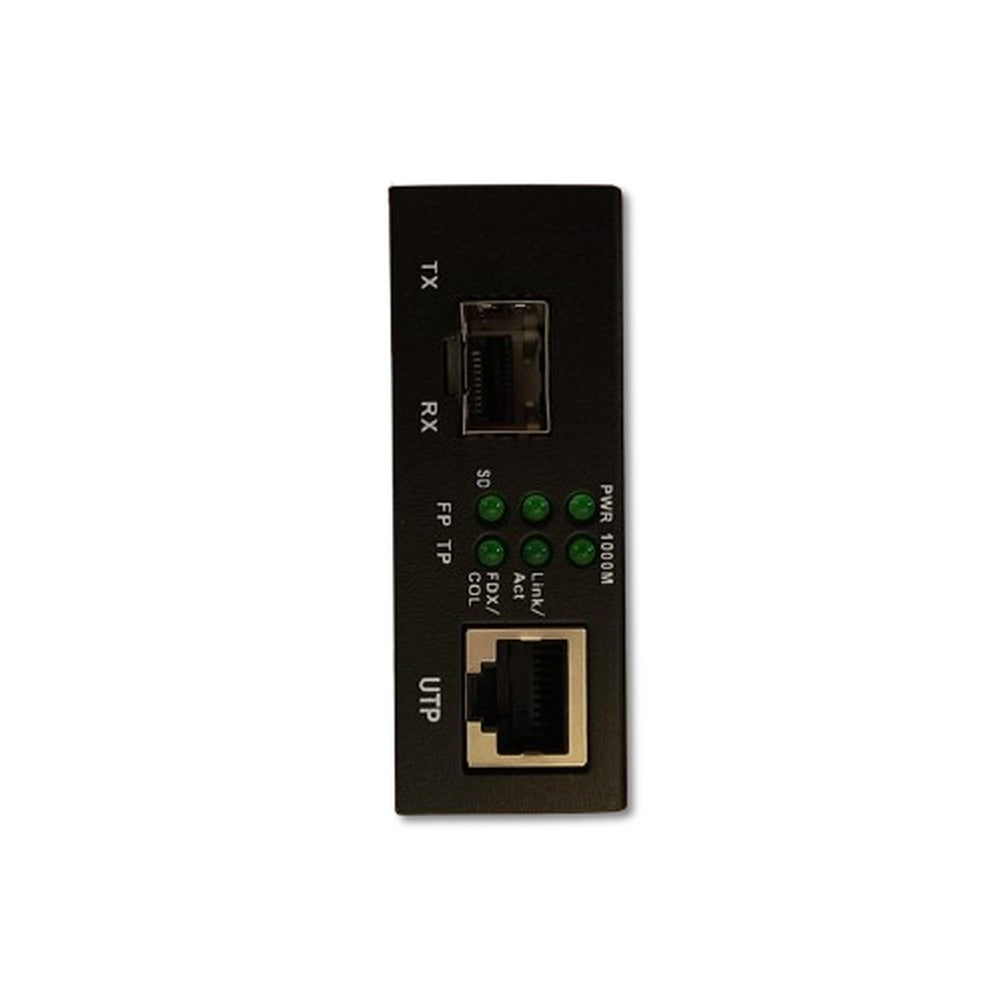Convertidor de Medios Fibra Óptica GM-805A 10/100/1000Mbps con Slot SFP