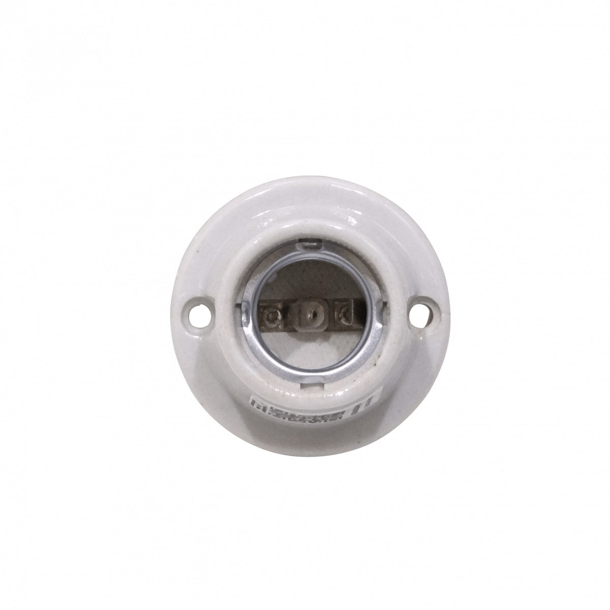 SOQ-E27 REMA Marfil Base Plana E27 400W 250VAC Portalámparas Portabombilla SEC-4489