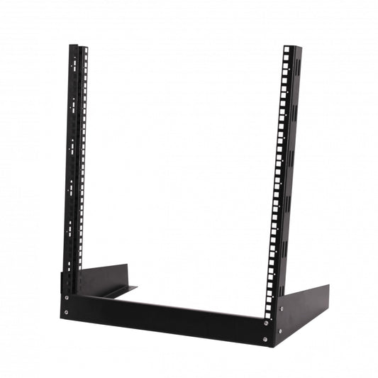RK12-BL Bastidor Desarmado de 2 Postes Simple Negro 12U 59cm de Altura LINKMADE